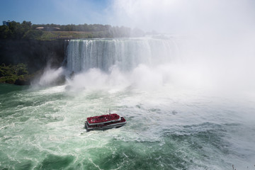 The amazing power of Niagara Falls from the Canadian side