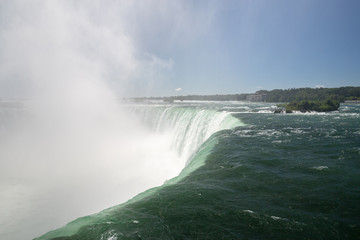 The amazing power of Niagara Falls from the Canadian side