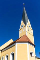 Fototapeta na wymiar St. Ägidius Kirche Dietfurt stadtffarrkirche 