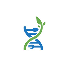  DNA food logo