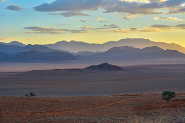 Namibia NamibRand nature reserve sunset
