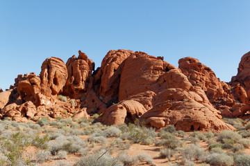 Fototapeta na wymiar Valley Of Fire State Park