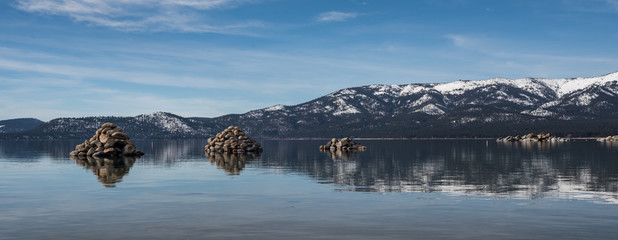 Rock Formations in Lake Tahoe