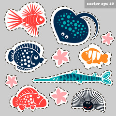 sticker marine set