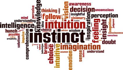 Instinct word cloud