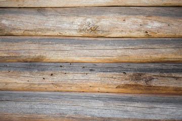 Brown rustic wooden background with old texture. Empty space for text. Old Shabby textured table.