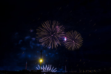 Fireworks in Montreal