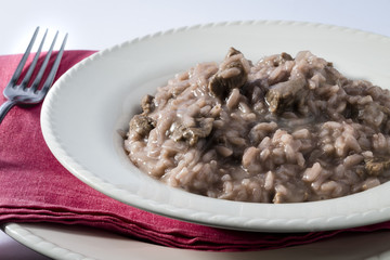 Filet mignon risotto