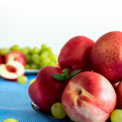 Fresh, juicy and sweet nectarines.