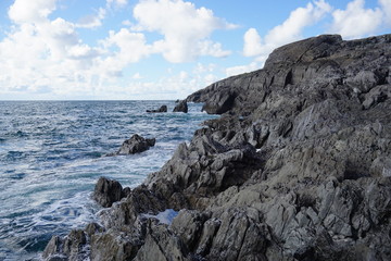 Cliffs by the coast of Atlantic Ocean, Ireland