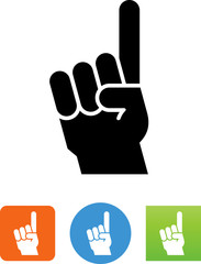 Number One Icon - Illustration
