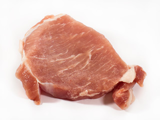 Meat isolated on the white background