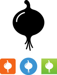 Onion Icon - Illustration