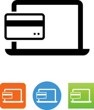 Online Payment Icon - Illustration