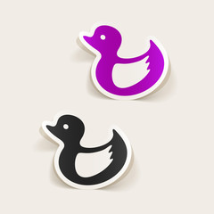 realistic design element: duck