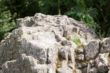 Königsstuhl auf dem Donnersberg, höchste Erhebung der Pfalz 
