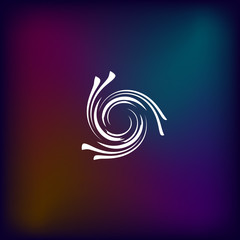 Obraz premium Abstract swirl logo