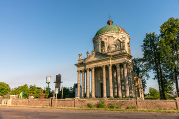 Baroque Roman Catholic church of St. Joseph in Pidhirtsi. Pidhirtsi village is located in Lviv...