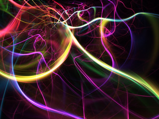 Abstract fractal background