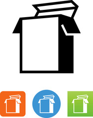 Packaging Box Icon - Illustration