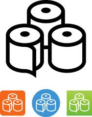 Paper Rolls Icon