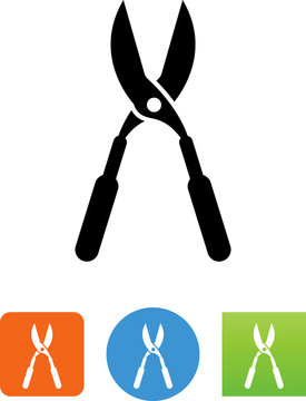 recommend clip art: Pruning Shears Icon - Illustration