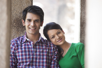 Obraz premium Portrait of a couple smiling