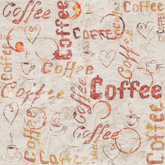 Vintage old paper coffee background