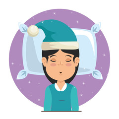 sweet dreams sleeping time icon