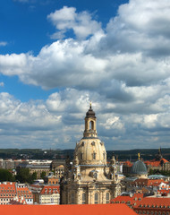 Obraz premium hurch of Our Lady (Frauenkirche) in Dresden