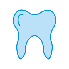 Human tooth isolated icon vector illustration design