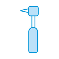 Dentistry drill isolated icon vector illustration design