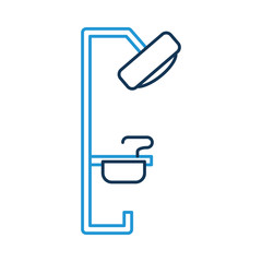 Dentistry lamp isolated icon vector illustration design