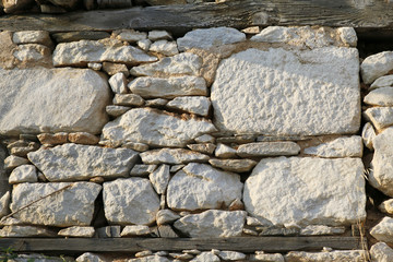 Rock used in building walls - texture
