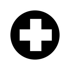 medical cross isolated icon vector illustration design