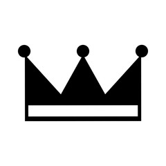 king crown isolated icon vector illustration design
