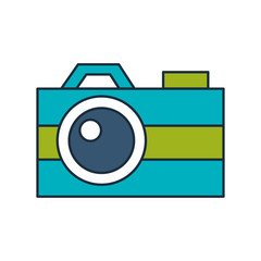camera photographic isolated icon vector illustration design