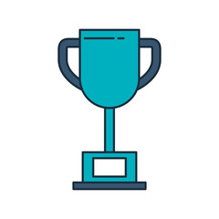 Fototapeta premium trophy cup isolated icon n vector illustration design