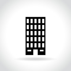 building icon on white background