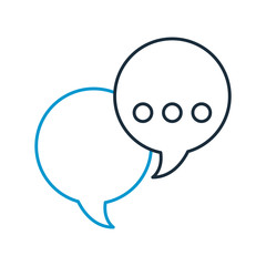 speech bubble message icon vector illustration design