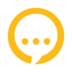 speech bubble message icon vector illustration design
