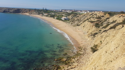 Landscapes of the Sagres coast in Portugal 