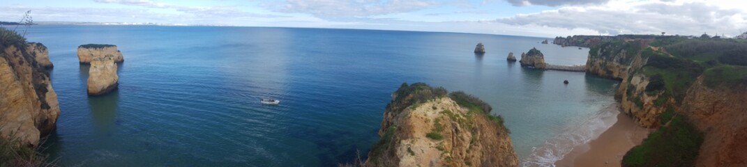 Panorama from Lagos beach 