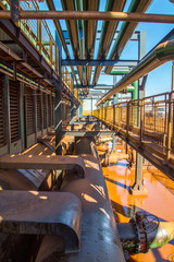 pipe line production factory sugar