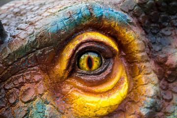 Fototapeta premium Oczy łowców dinozaurów.