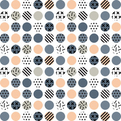 Dotted texture seamless pattern 