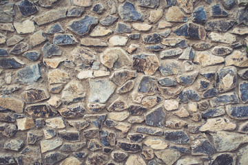 Textura de muro de piedra en color crema