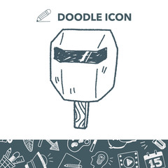 welding mask  doodle