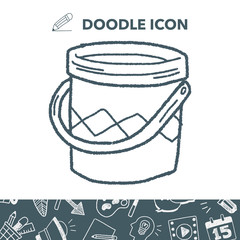 paint bucket doodle
