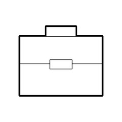 portfolio briefcase isolated icon vector illustration design